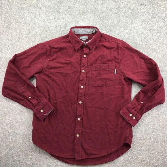 Eddie Bauer Shirt Mens Medium Cotton Flannel Lot Of 4 Button Up Relaxed Fit - Picture 2 of 9